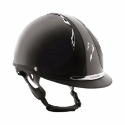 Sale - Casque premium vernis bison Casques D'Équitation À Visière Standard|Casques D'Équitation