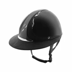 Casques D'Équitation À Visière Polo|Casques D'Équitation*Antarès Sellier - Casque premium vernis visière eclipse Gris