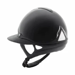 Casques D'Équitation À Visière Polo|Casques D'Équitation*Antarès Sellier - Casque premium vernis visière eclipse Gris