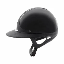 Casques D'Équitation À Visière Polo|Casques D'Équitation*Antarès Sellier - Casque premium vernis visière eclipse Gris