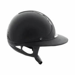 Casques D'Équitation À Visière Polo|Casques D'Équitation*Antarès Sellier - Casque premium vernis visière eclipse Gris