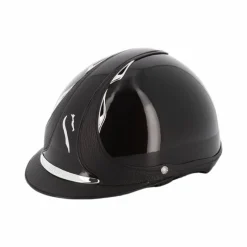 Casques D'Équitation À Visière Standard|Casques D'Équitation*Antarès Sellier - Casque premium vernis noir/ noir