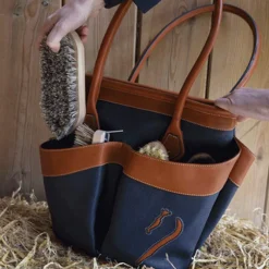 Sacs Et Malles De Pansage*Antarès Sellier - Sac de pansage Oliva / bleu Marron