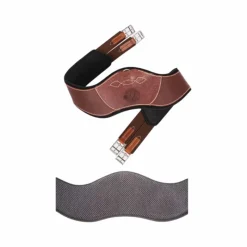 Sangles Anatomiques*Antarès Sellier - Sangle Signature hunter anatomique tabacco et doublure