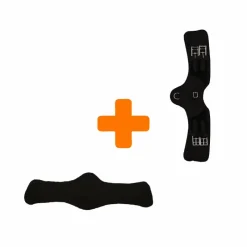 New - Sangle Signature anatomique courte noir et doublure Sangles Anatomiques