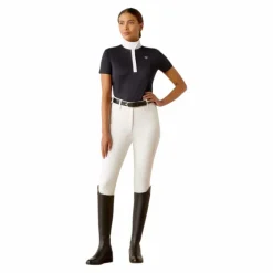 Polos Et Chemises*Ariat - Polo de concours manches courtes femme Aptos Marine