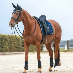 Outlet - Bonnet pour cheval Night / bleu noble Bonnets Pour Chevaux|Cso