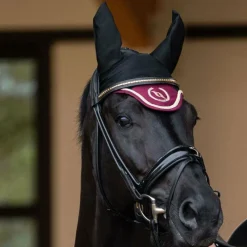 Clearance - Bonnet pour cheval Night / rouge Cso|Bonnets Pour Chevaux