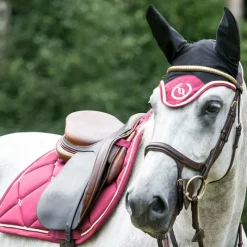 Clearance - Bonnet pour cheval Night / rouge Cso|Bonnets Pour Chevaux