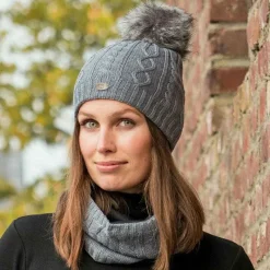 Bonnets/ Bandeaux*Back On Track - Bonnet Rose clair Gris