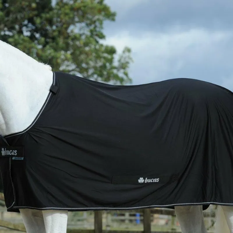 Couvertures Et Chemises*Bucas - Chemise séchante Power Cooler black/ sliver Noir