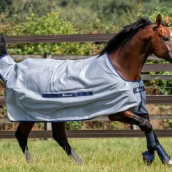 Couvertures Et Chemises*Bucas - Couverture anti-mouches Buzz-Off Classic Bleu