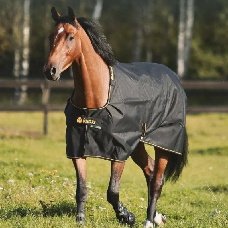 Couvertures Et Chemises*Bucas - Couverture d'extérieur Irish Turnout 150 / gold 150g Noir
