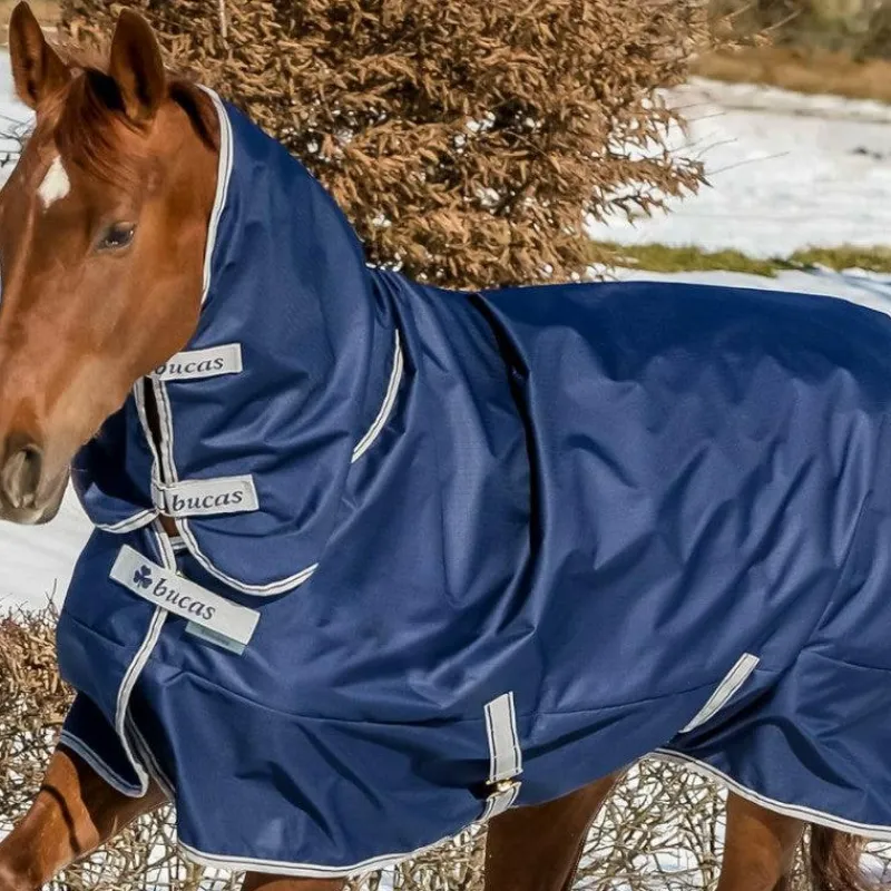 Couvertures Et Chemises*Bucas - Couverture d'extérieur Freedom Turnout Full Neck 150 150g Marine