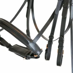 Brides*Canter - Bride Euro avec rênes (2 paires) Noir