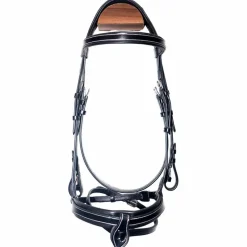 Bridons*Canter - Bridon muserolle croisée Donatello / Noir