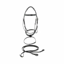 New - Bridon Plat doublé avec rênes Bridons Poneys|Bridons