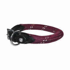 Sale - Collier pour chien en corde / bordeaux Colliers