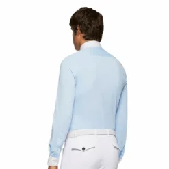 Polos Et Chemises|Polos Et Chemises*Cavalleria Toscana - Chemise manches longues homme Bleu