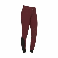 Pantalons D'Équitation*Cavalleria Toscana - Pantalon d'équitation femme Americain taille haute Bordeaux