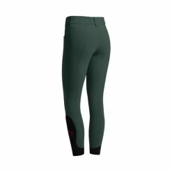 Pantalons D'Équitation*Cavalleria Toscana - Pantalon d'équitation femme Americain taille haute jungle green Vert
