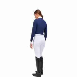 - Polo manches longues femme jersey royal Polos Et Chemises