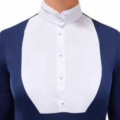 - Polo manches longues femme jersey royal Polos Et Chemises