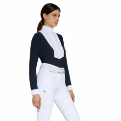 New - Polo de concours manches longues femme Americain Polos Et Chemises