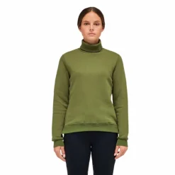 Pulls Et Gilets*Cavalleria Toscana - Sweat col montant femme foliage green Vert
