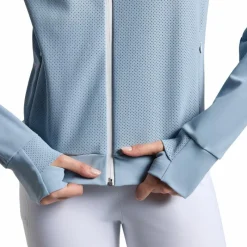 - Sweat manches longues femme Crew Neck Tech sky blue Pulls Et Gilets