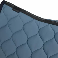 Tapis De Selle Poneys|Tapis Cso/ Mixtes*Cavalleria Toscana - Tapis de selle New Circular Quilted Jersey peacook green Bleu