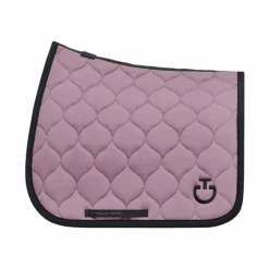 Tapis Cso/ Mixtes|Tapis De Selle*Cavalleria Toscana - Tapis de selle New Circular Quilted Jersey lilas Violet