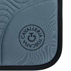 Outlet - Tapis de dressage Double Orbit Wave Quilted peacook green Dressage|Tapis De Dressage