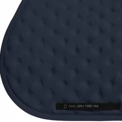 Tapis Cso/ Mixtes|Tapis De Selle*Cavalleria Toscana - Tapis de selle Embrodery Quilted Marine