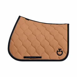 Tapis De Selle Poneys|Tapis Cso/ Mixtes*Cavalleria Toscana - Tapis de selle New Circular Quilted Jersey caramel Marron