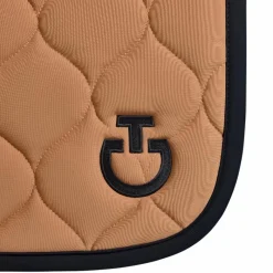 Tapis De Selle Poneys|Tapis Cso/ Mixtes*Cavalleria Toscana - Tapis de selle New Circular Quilted Jersey caramel Marron