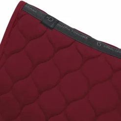 Tapis Cso/ Mixtes|Tapis De Selle*Cavalleria Toscana - Tapis de selle New Circular Quilted Jersey Bordeaux