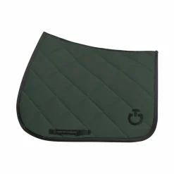 Tapis De Selle|Tapis Cso/ Mixtes*Cavalleria Toscana - Tapis de selle Diamond Quilted Jersey jungle green Vert