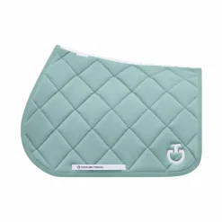 New - Tapis de selle Diamond Quilted Jersey mint green Tapis De Selle Poneys|Tapis Cso/ Mixtes