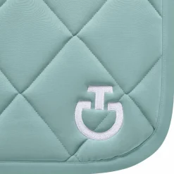 New - Tapis de selle Diamond Quilted Jersey mint green Tapis De Selle Poneys|Tapis Cso/ Mixtes