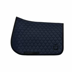 Tapis De Selle|Tapis Cso/ Mixtes*Cavalleria Toscana - Tapis de selle Circular Quilted Jersey Marine