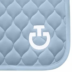 Tapis Cso/ Mixtes|Tapis De Selle*Cavalleria Toscana - Tapis de selle Circular Quilted sky blue Bleu
