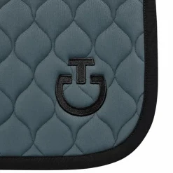 Tapis De Selle Poneys|Tapis Cso/ Mixtes*Cavalleria Toscana - Tapis de selle Circular Quilted Jersey anthracite Gris