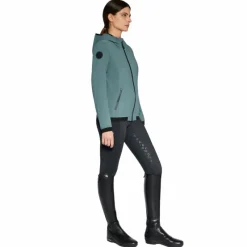 Sale - Veste manches longues femme Softshell peacook green Blousons Et Manteaux