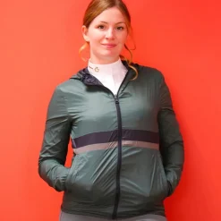 Blousons Et Manteaux*Cavalleria Toscana - Veste à capuche femme légère et réversible femme / vert Marine