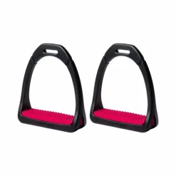 Online - Étriers Premium adulte Noir / Framboise Endurance|Dressage