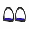 - Étriers Soft reflex Noir/ Bleu roi Endurance|Dressage