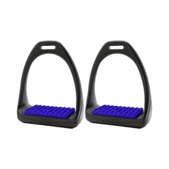 - Étriers Soft reflex Noir/ Bleu roi Endurance|Dressage
