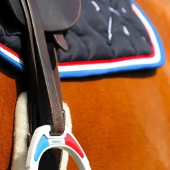 Discount - Tapis de selle / blanc/ rouge Tapis De Selle|Tapis Cso/ Mixtes