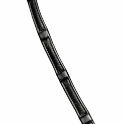 Rênes Et Arrêtoirs De Rênes Poneys|Rênes Et Arrêtoirs De Rênes*Dyon - 1/2 rênes en cuir souple 8 arrêtoirs intégrés Noir